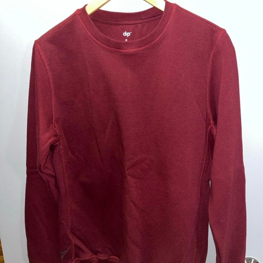 Dip Women's Red and Burgundy Sweatshirt